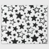 Sternmuster Geschenkpapier (Flach)