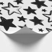 Sternmuster Geschenkpapier (Ecke)