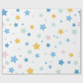 Sternmuster Geschenkpapier (Flach)