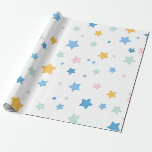 Sternmuster Geschenkpapier (Ungerollt)