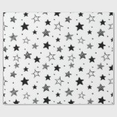 Sternmuster Geschenkpapier (Flach)