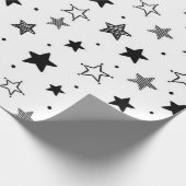 Sternmuster Geschenkpapier (Ecke)