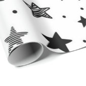 Sternmuster Geschenkpapier (Rolleneckpunkt)