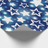 Sternmuster Geschenkpapier (Ecke)