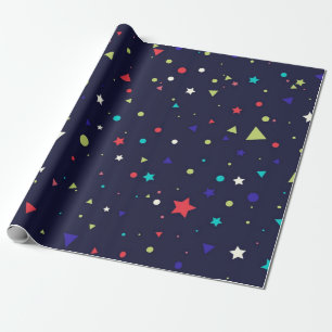 Sternmuster Geschenkpapier