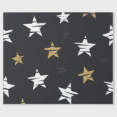 Sternmuster Geschenkpapier (Flach)