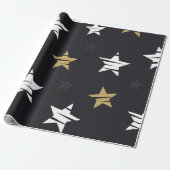 Sternmuster Geschenkpapier (Ungerollt)