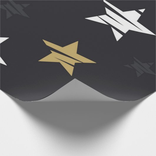 Sternmuster Geschenkpapier (Ecke)