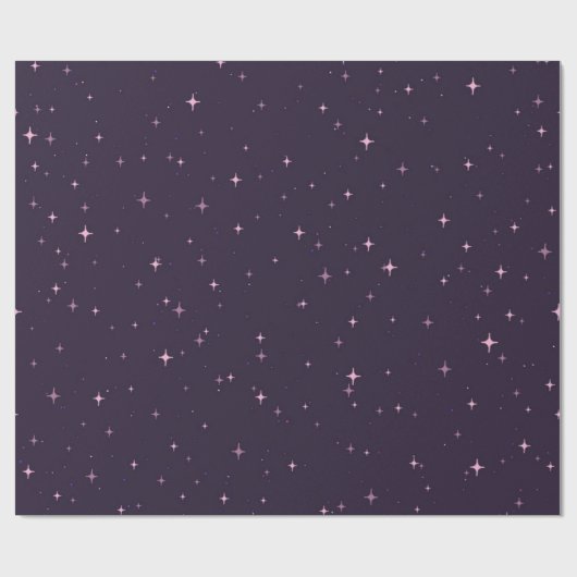 Sternmuster Geschenkpapier (Flach)