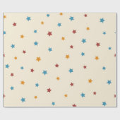 Sternmuster Geschenkpapier (Flach)