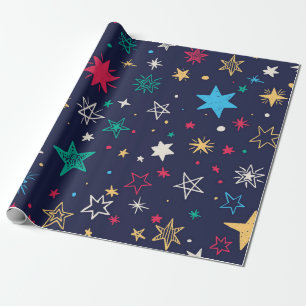 Sternmuster Geschenkpapier