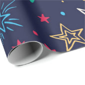 Sternmuster Geschenkpapier (Rolleneckpunkt)