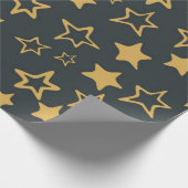 Sternmuster Geschenkpapier (Ecke)