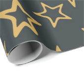 Sternmuster Geschenkpapier (Rolleneckpunkt)