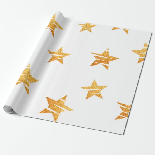 Sternmuster Geschenkpapier (Ungerollt)