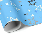 Sternmuster Geschenkpapier (Rolleneckpunkt)