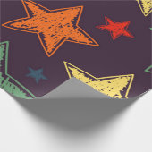 Sternmuster Geschenkpapier (Ecke)