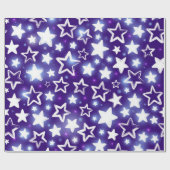 Sternmuster Geschenkpapier (Flach)