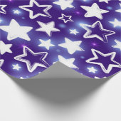 Sternmuster Geschenkpapier (Ecke)
