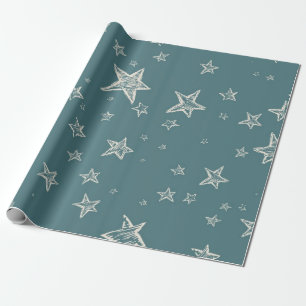 Sternmuster Geschenkpapier
