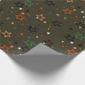 Sternmuster Geschenkpapier (Ecke)