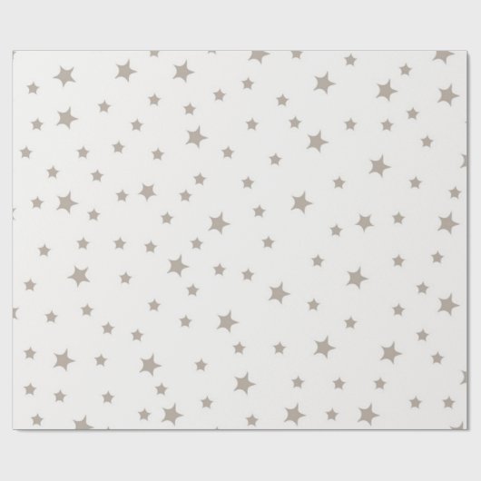 Sternmuster Geschenkpapier (Flach)