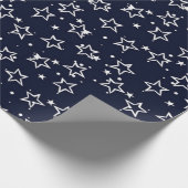 Sternmuster Geschenkpapier (Ecke)