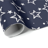 Sternmuster Geschenkpapier (Rolleneckpunkt)