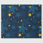 Sternmuster Geschenkpapier (Flach)