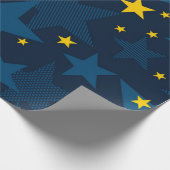 Sternmuster Geschenkpapier (Ecke)