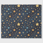 Sternmuster Geschenkpapier (Flach)