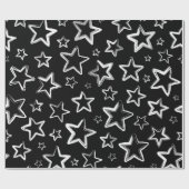 Sternmuster Geschenkpapier (Flach)