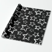 Sternmuster Geschenkpapier (Ungerollt)