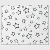 Sternmuster Geschenkpapier (Flach)