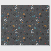 Sternmuster Geschenkpapier (Flach)