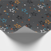 Sternmuster Geschenkpapier (Ecke)