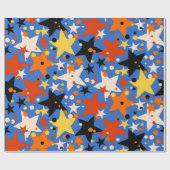 Sternmuster Geschenkpapier (Flach)