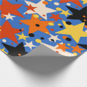 Sternmuster Geschenkpapier (Ecke)