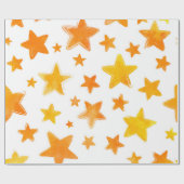 Sternmuster Geschenkpapier (Flach)