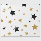Sternmuster Geschenkpapier (Flach)