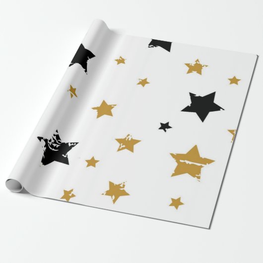 Sternmuster Geschenkpapier (Ungerollt)