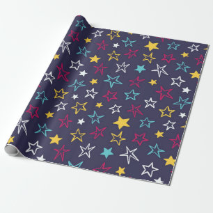 Sternmuster Geschenkpapier