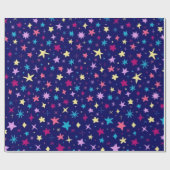 Sternmuster Geschenkpapier (Flach)