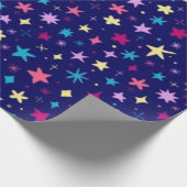 Sternmuster Geschenkpapier (Ecke)