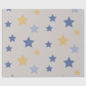 Sternmuster Geschenkpapier (Flach)