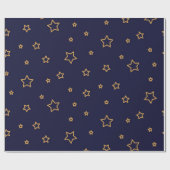 Sternmuster Geschenkpapier (Flach)