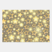 Sternmuster Geschenkpapier Set (Vorderseite 3)