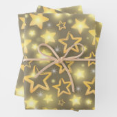 Sternmuster Geschenkpapier Set (Beispiel)
