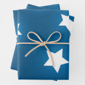Sternmuster Geschenkpapier Set (Beispiel)