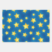 Sternmuster Geschenkpapier Set (Vorderseite 2)